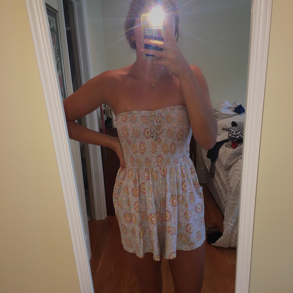 Billabong Flower Print Romper